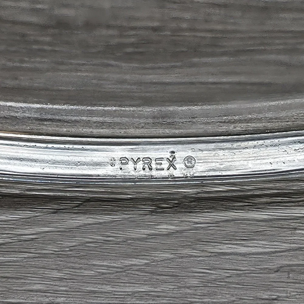 Pyrex Square Casserole Lid - Part# P-12-C - High Top Clear Lid - Small Handle